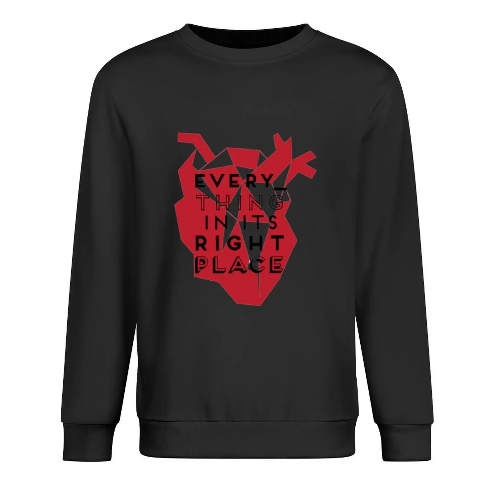 

Everything In Its Right Place Pullover anime clothes male clothes graphic t shirts men men clothes autumn sweatshirt