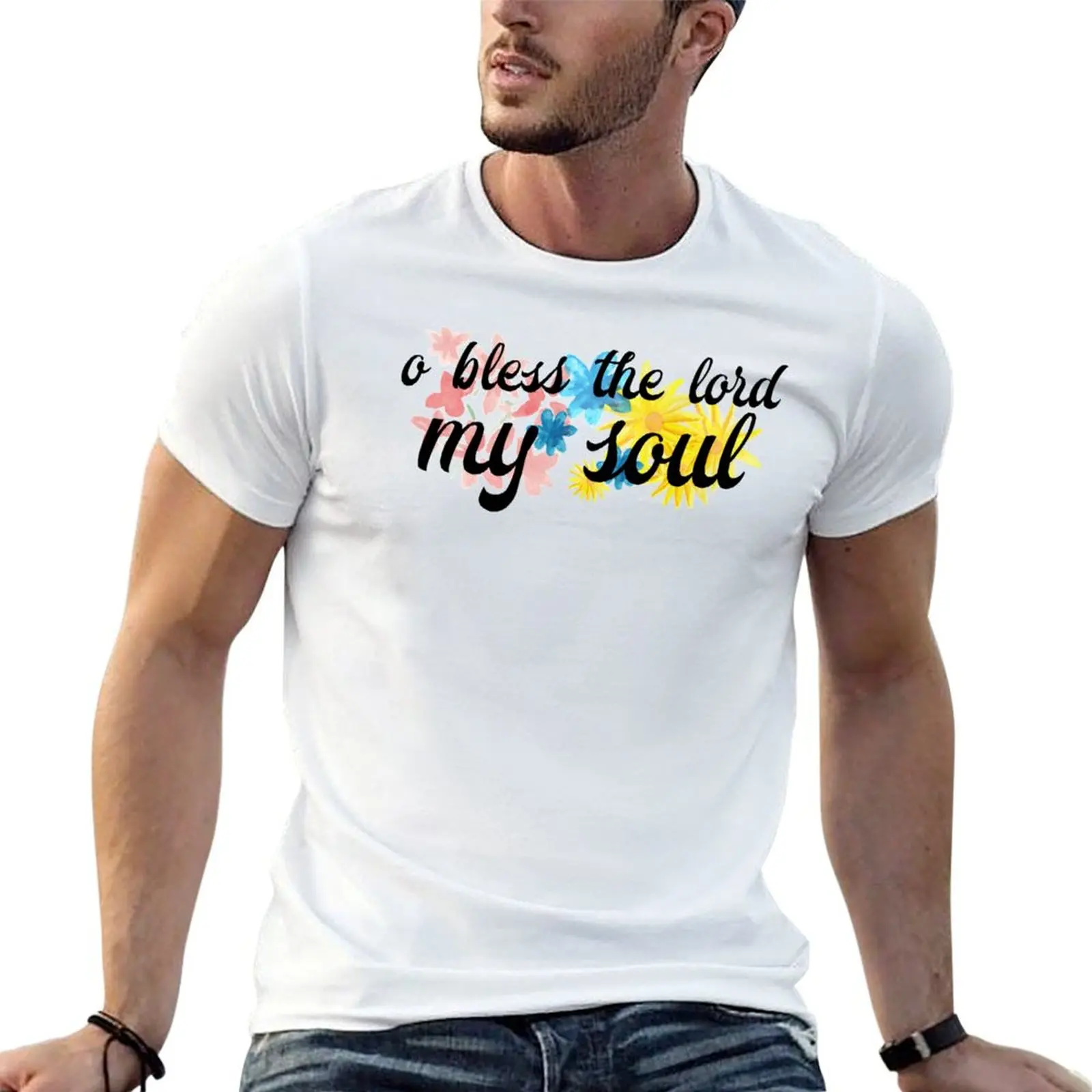 Camiseta Godspell O Bless The Lord My Soul - Camisetas masculinas com estampa gráfica, camisetas para homem, pacote de camisetas de algodão