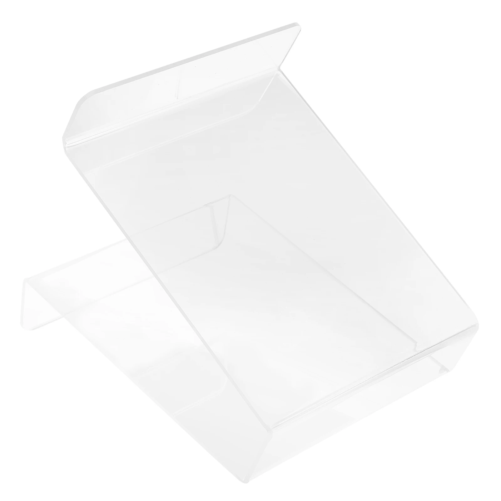 

A4A5 Large Double Sided Clear Acrylic Bookends Shelf Vinyl Record CD Storage Rack Display Stand Office ganizer