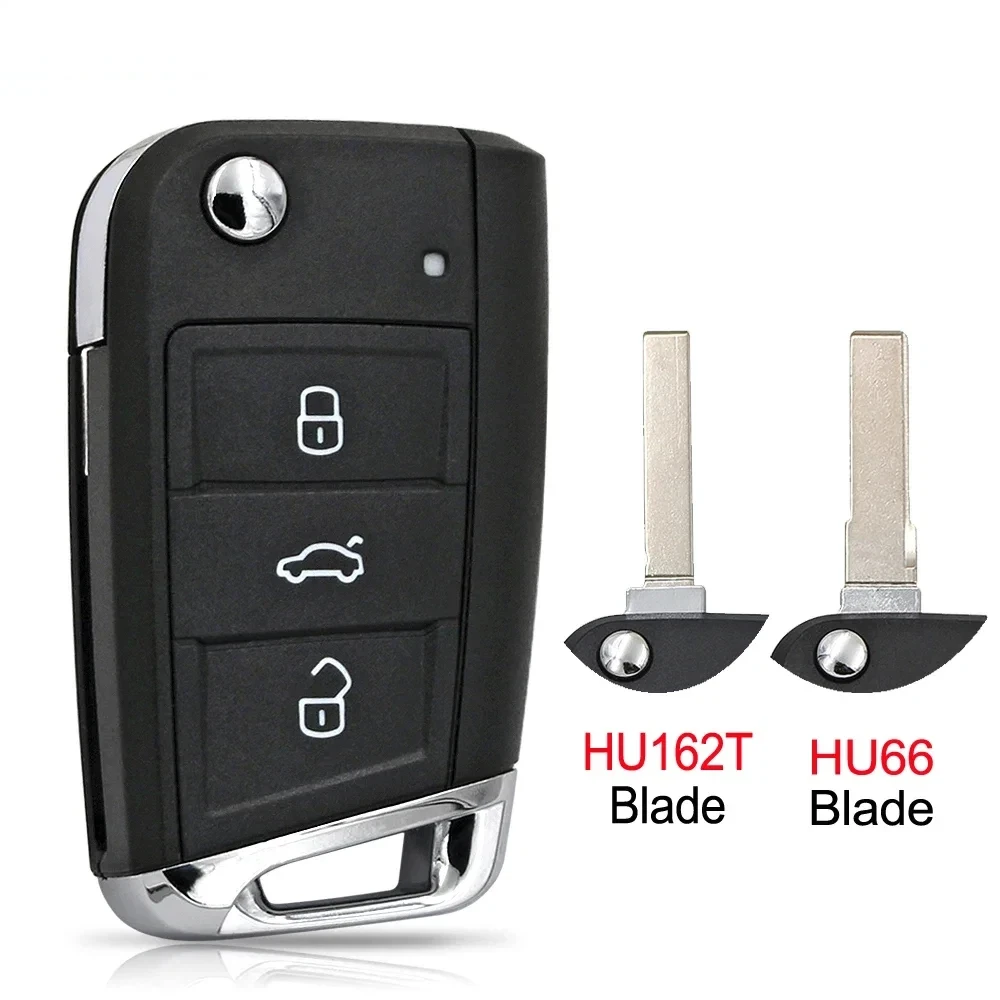 3 pulsanti MQB Chiave A Distanza Borsette Copertura Per Golf 5 7 Sportsvan GTI MK7 Per Skoda Octavia A7 Per Seat HU66/HU162T Lama