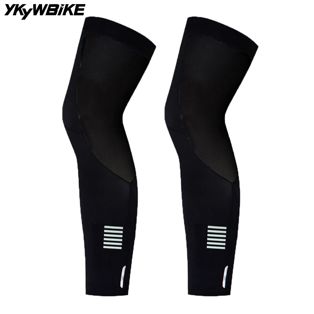 YKYWBIKE-manga de compresión de pantorrilla Unisex para ciclismo, deportes al aire libre, bicicleta, correr, bicicleta de carretera, protección UV