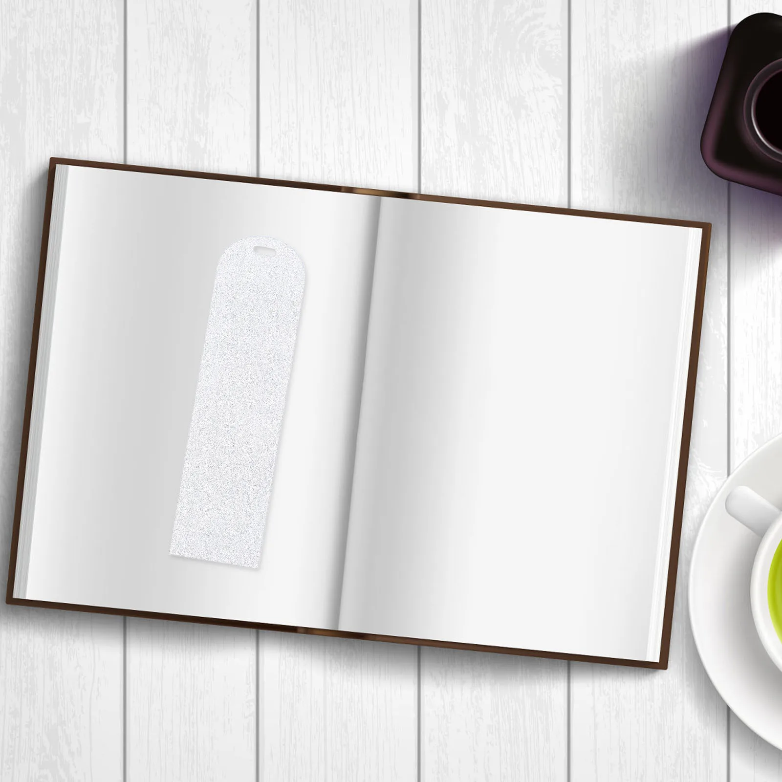 

10Pcs Blank Acrylic Bookmarks DIY Craft Supplies Unpainted Book Markers for Reading Material Elegant Decor