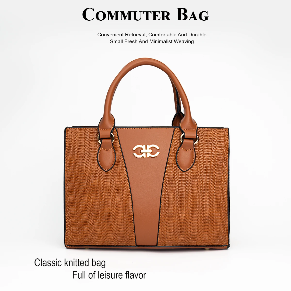 

Комплект кожаных сумок с тканым узором включает в себя кошелек и держатель для карт, прочную сумку большой вместимости, подходит для бизнеса, повседневных поездок, повседневных прогулок и можно использовать в все сезоны, с гладкой молнией.