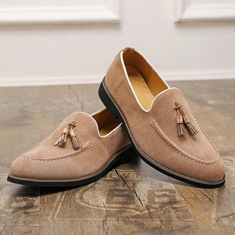 Men's Hot selling loafers Casual gentleman British style Dress up party 38-48 Daily adult shoes Comfortable flat bottom New
