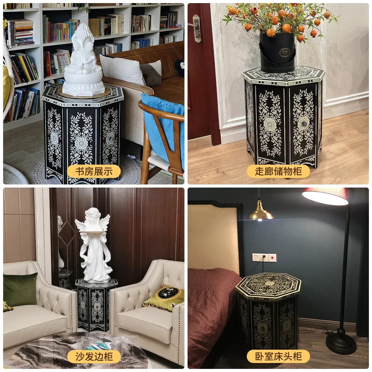 

Hot Sales Designer American Medieval Furniture, Living Room Side , Telephone ,Chinese Small Coffee , Internet Celebrity Corner T