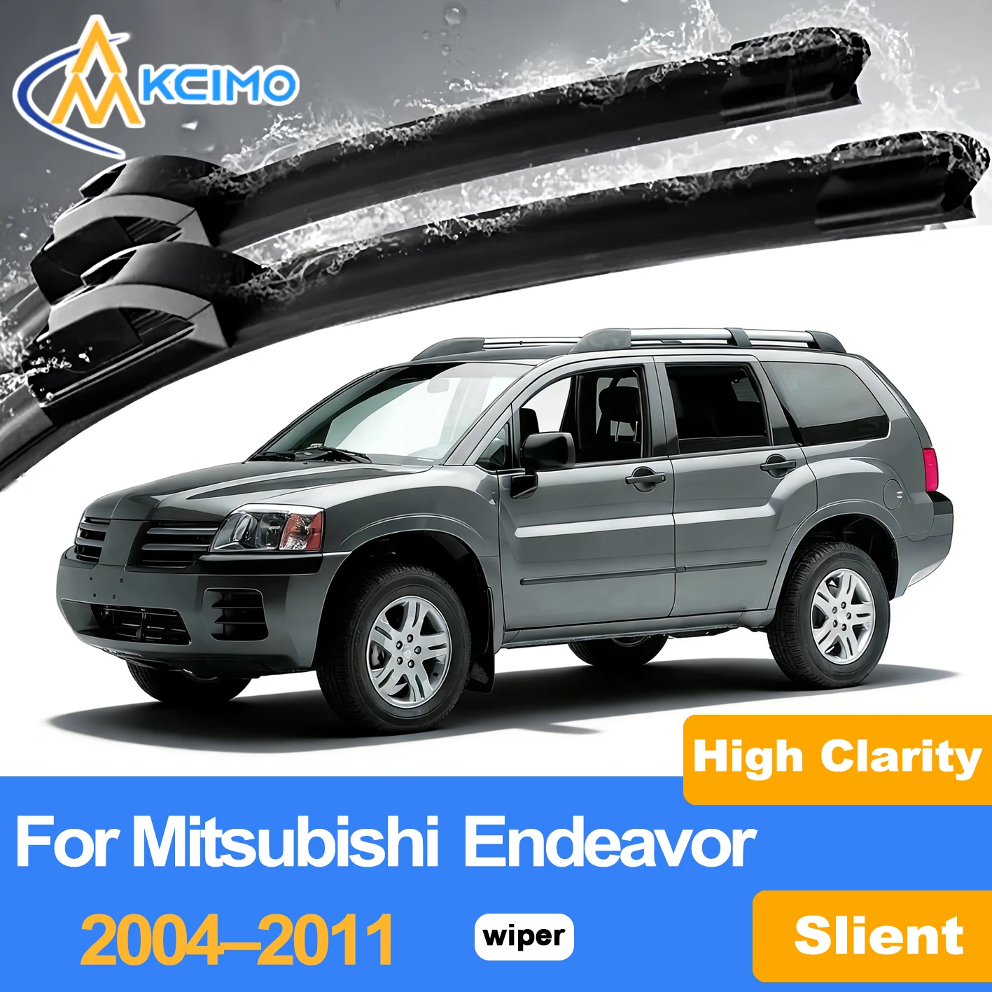 

KCIMO 2PCS Front Windshield Wiper Blades For Mitsubishi Endeavor 2004–2011, Anti-Wear Rubber Windshield Wipers Auto Parts