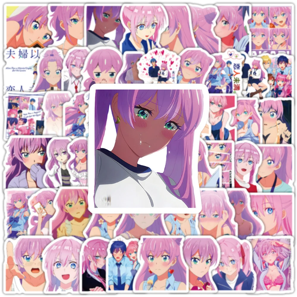 10/30/50/100pcs มากกว่าคู่แต่งงานแต่ไม่คนรักสติกเกอร์ Akari Jirou อะนิเมะสติกเกอร์ Scrapbooking ผนังแล็ปท็อปตกแต่ง