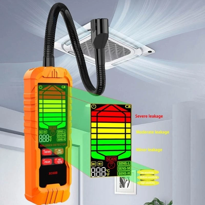 K0EA Multiple Function Chlorine Leak Transducer Top Value Display Channel Survey Equipment