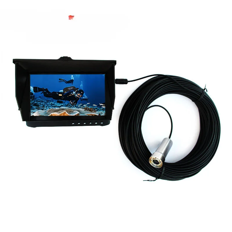 Câmera de salvamento HD de 5 polegadas 1080P Detector subaquático profissional Câmera de salvamento subaquático