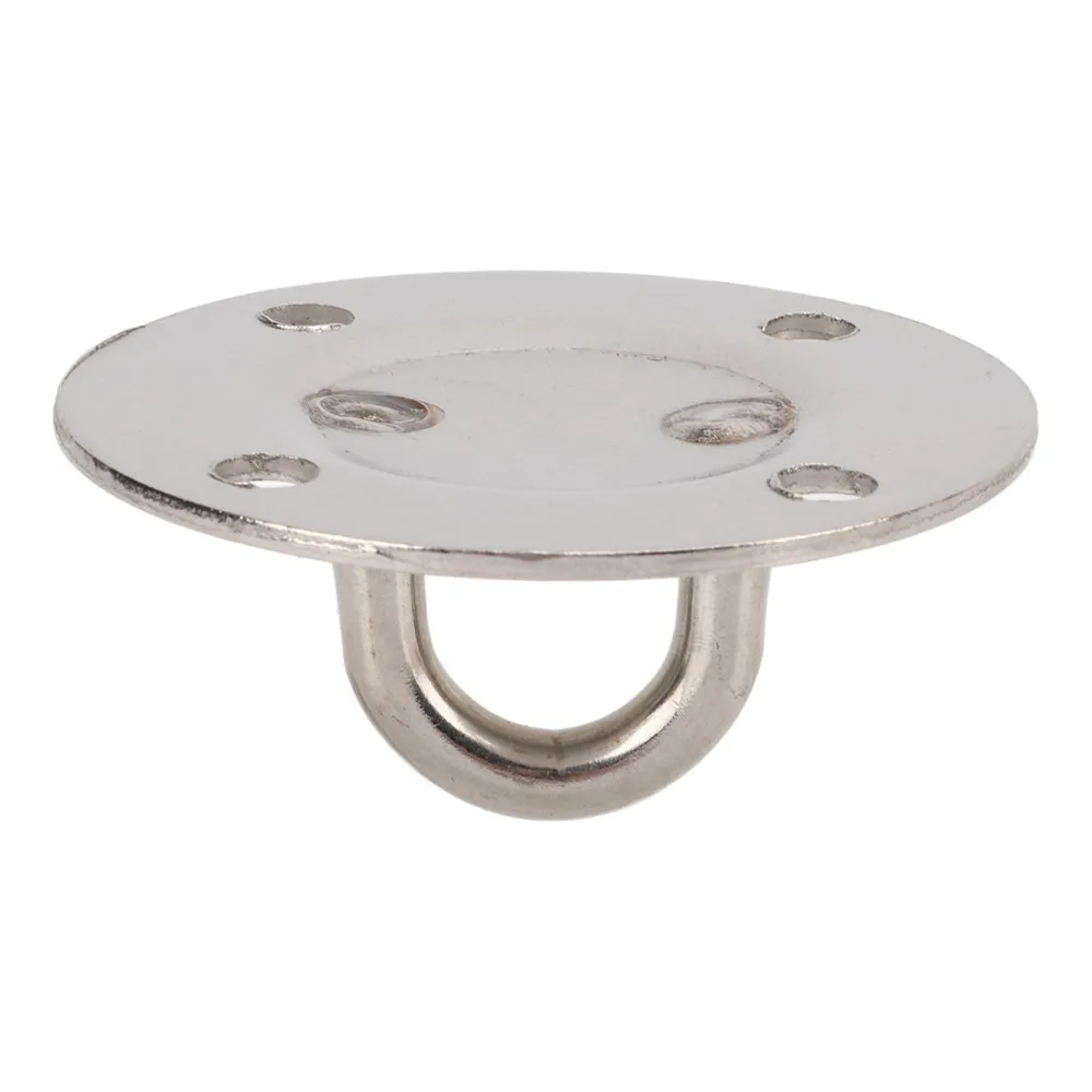 1 Set Durable Iron Ceiling Hanging Kit Heavy Duty Silver Eye Ceiling Hook Hammock Wall Mount Hooks Hanging Chair