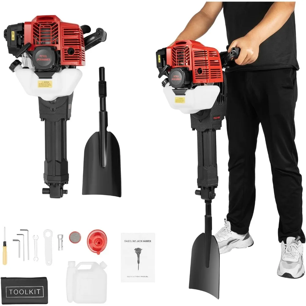 

Тренч 52CC, 2-тактный бензиновый экскаватор, одноцилиндровый экскаватор с воздушным охлаждением, экскаватор для столбов, 6500 об/мин, 1900 Вт