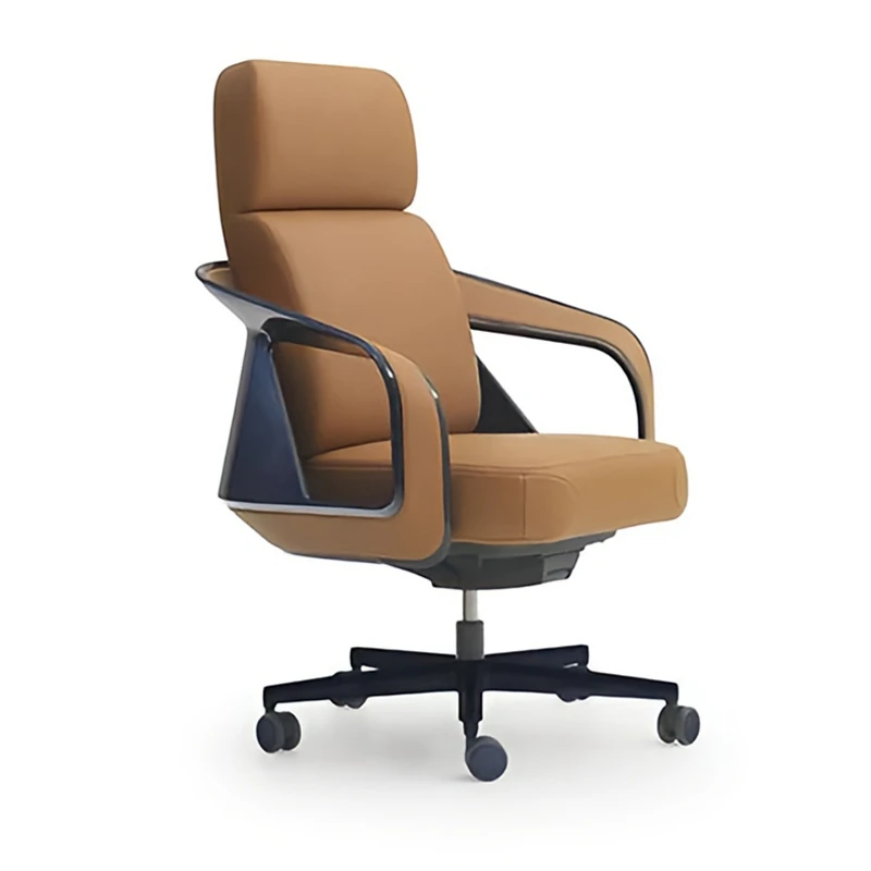 Villa Luxury Study Dedicated Light Luxury Leather Rotatable and Liftable Boss Chair
