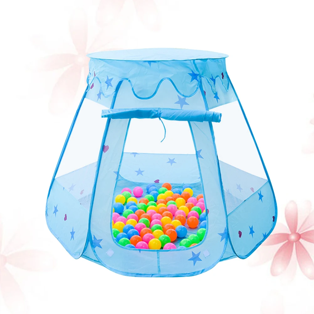 Tente de jeu hexagonale pour enfants, maison de jeu intérieure, château de boules d'océan, tente pour bébé, pliable, légère, matériau sûr, bricolage