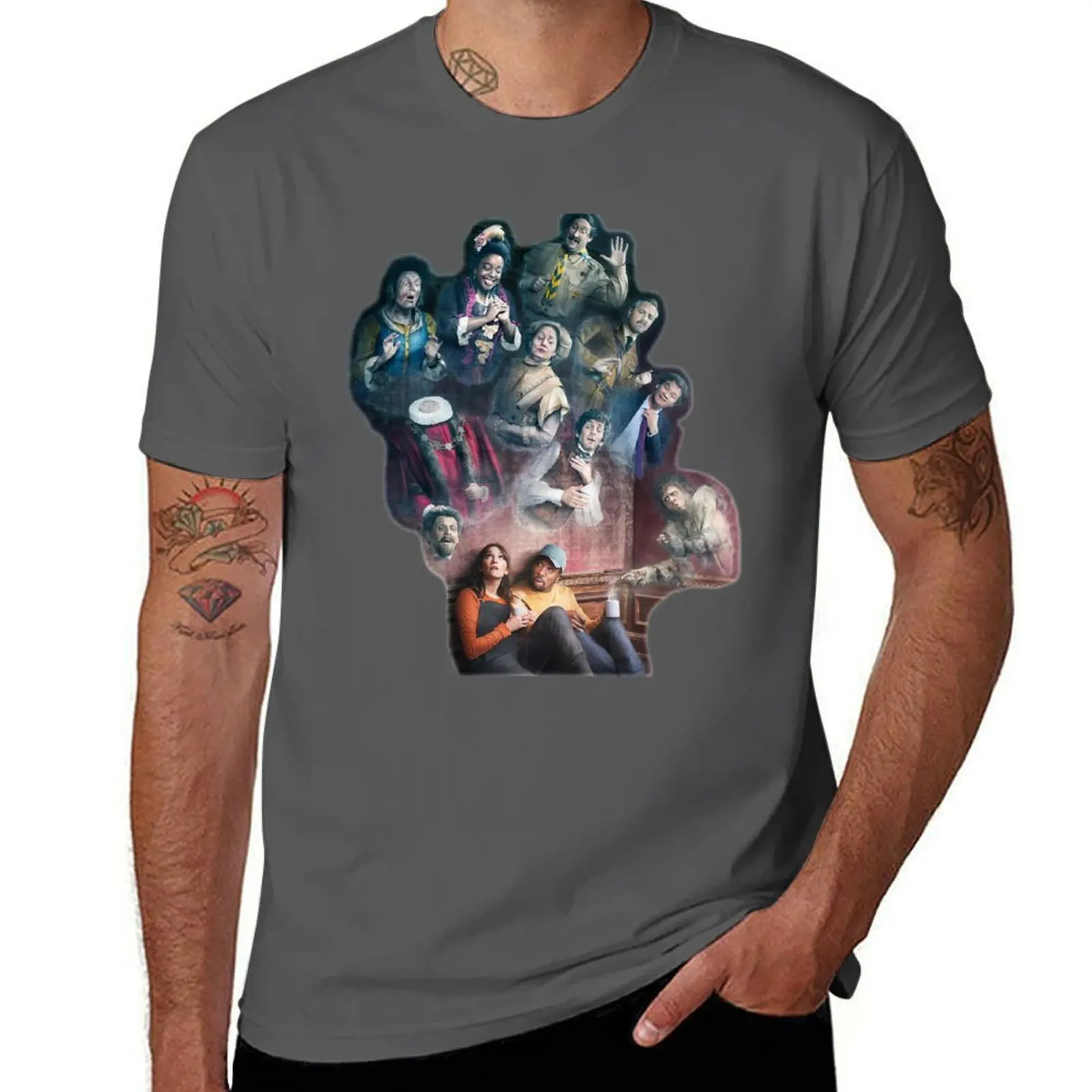 

BBC Ghosts T-Shirt Work Basic Short Sleeve Top