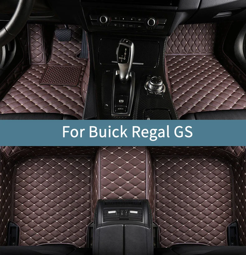 

Car Floor Mats For Buick Regal GS 2017 2018 2019 2020 2021 2022 2023 Leather Floor Mats For Cars All Weather Waterproof Full Set