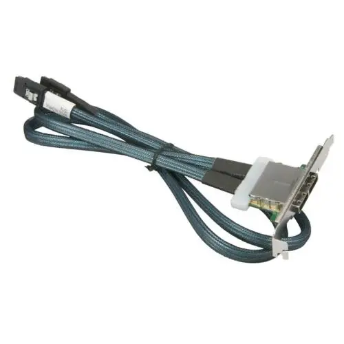 Cabo para Supermicro interno para externo 2 Port MiniSAS Cascading CBL-0352L 85cm Perfil completo