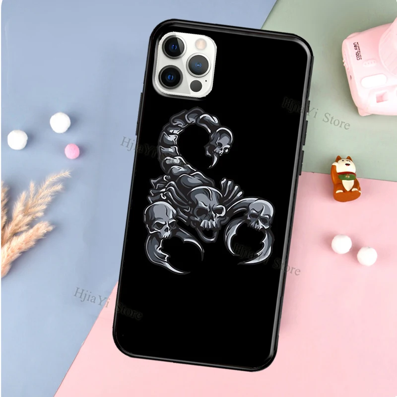 Scorpio Scorpion animal Phone Case For iPhone 13 12 11 Pro Max 12 mini 6S 7 8 Plus SE 2020 XR X XS Max Back Cover