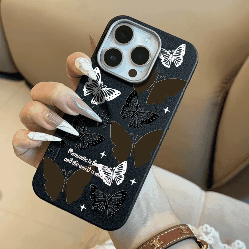 Luxuriöse Schutzhülle mit Schmetterlingsmotiv für Samsung Galaxy S25 S24 S23 Ultra S22 S21Plus FE A57 A56 A55 A54 A53 A36 A35 A34 5G INS Funda – Detail 3