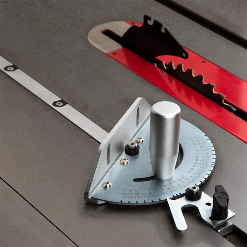 【البيع الساخن!】قاعدة دفع النجارة المعدنية للنجارة، مقياس منشار الطاولة، مقياس ميتري، مقياس ميتري