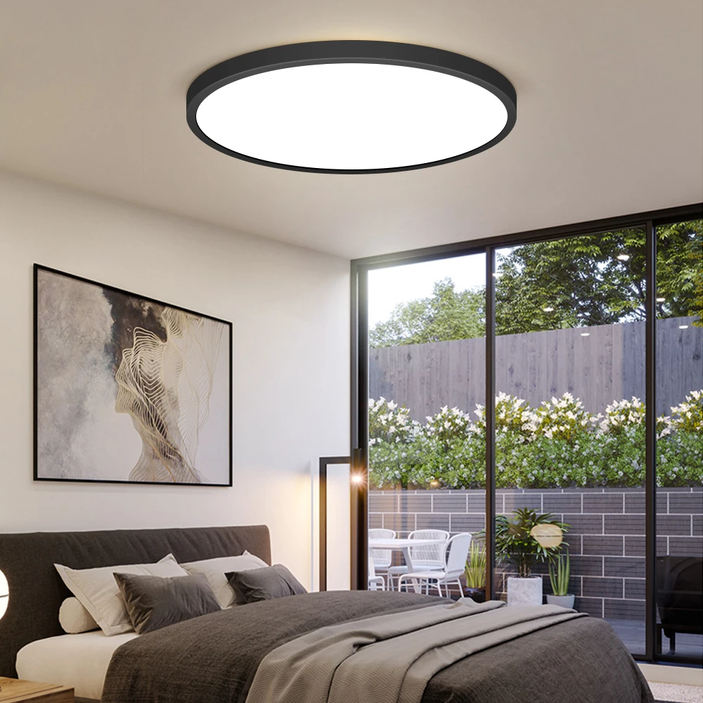 [DBF]Ultra-Thin Bedroom Ceiling LED Ceiling Lamps Room Lights Lighting Fixture Round LED Ceiling Lights For Living Room Kitchen