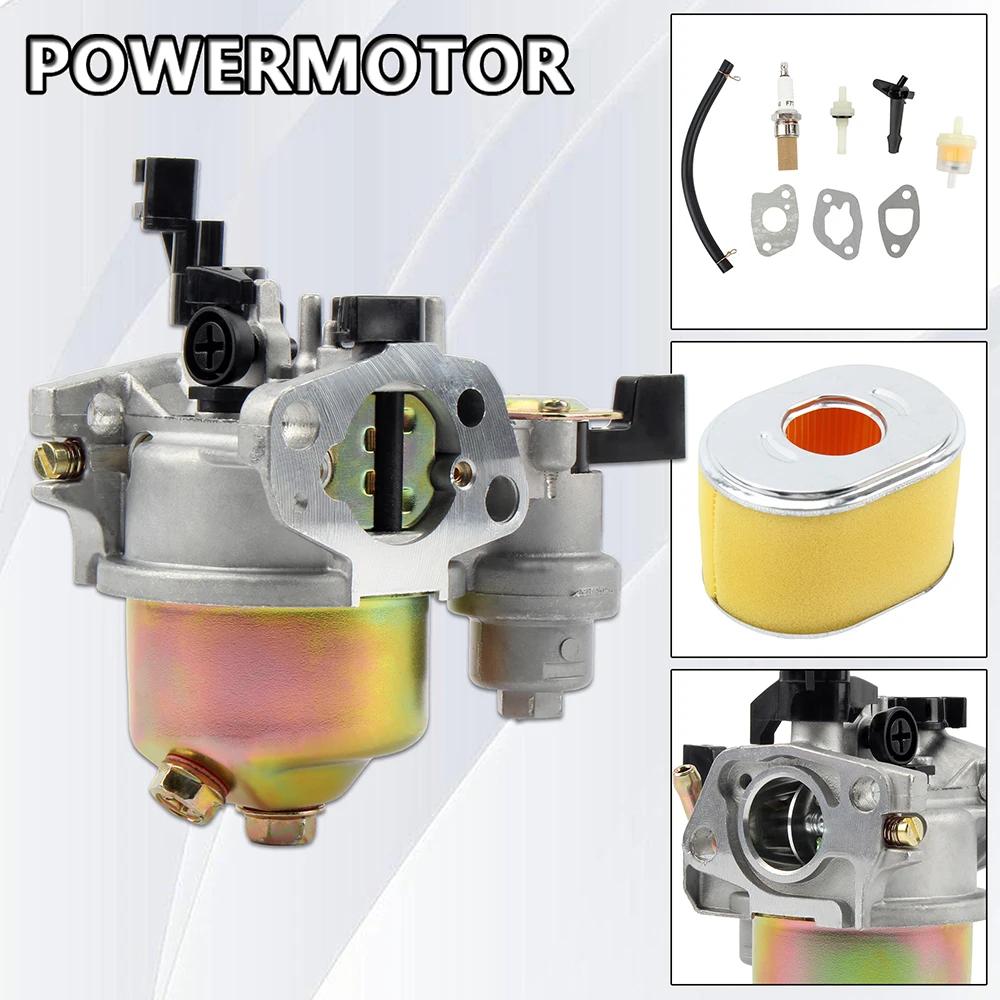Vergaser Vergaser passend für Honda GX160 GX168F GX200 5,5 PS 6,5 PS + Kraftstoffleitung Dichtung Motor Generator Wasserpumpe Zubehör
