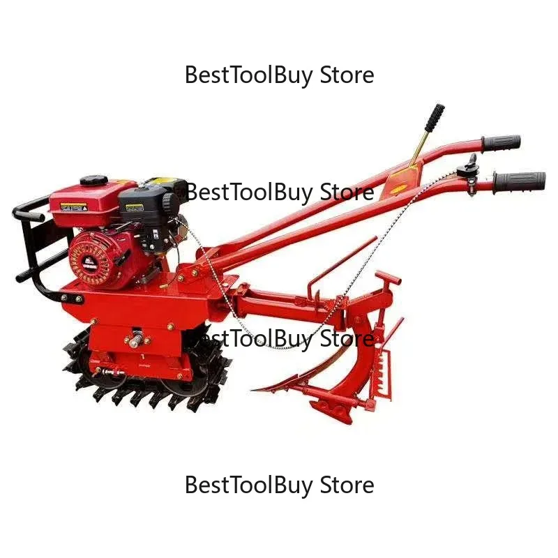 Agricultural Mini Tiller & Weeder With Petrol/Engine Cultivator & Corn Planter For Farmer Use