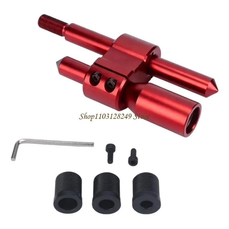 N5KD 12mm x 1.25 Threaded Gear Shifter Lever Extension for Manual Transmission, Aluminum Angled Assembly with Clamping Bridge