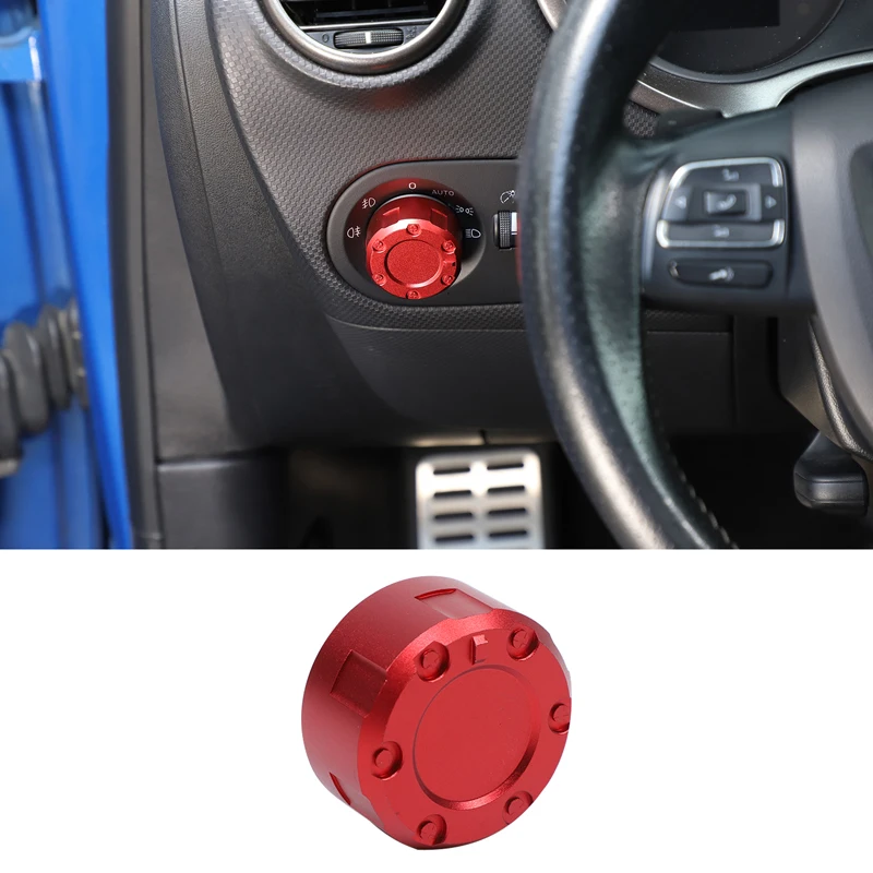 

For SEAT Leon 2008-2012 Automotive Interior Modification Automotive Headlight Switch Knob Cover Aluminum Alloy