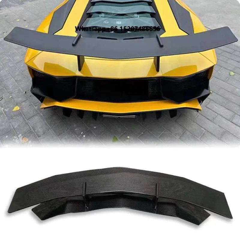 2011-2017 for LP700-4 LP720-4 LP750-4 SV High Quality Carbon Fiber Rear Wing Spoiler Aerodynamic Car