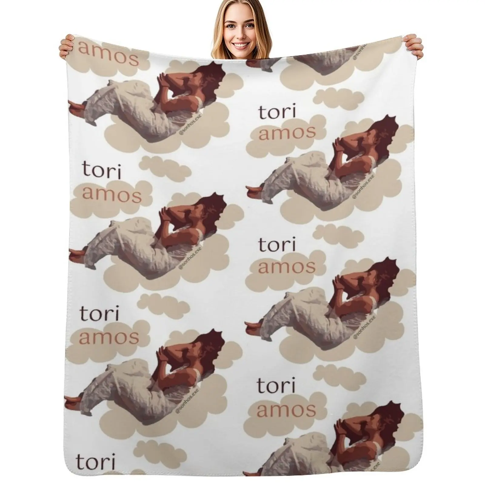 

Tori Amos - Sleeping Goddess Throw Blanket Decorative Sofas christmas decoration Custom Sofas Blankets