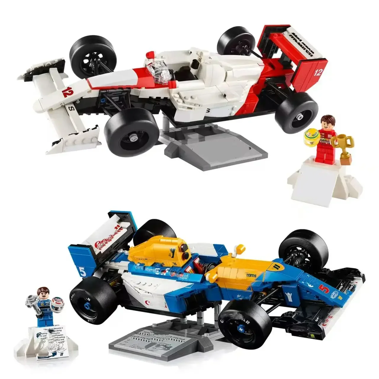 2025 nuevo 693 Uds Sena Racing Mp4 Nigel Mansell 10330 10353 grupo mecánico ladrillos montaje modelo juguetes colección de regalo