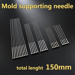 Diameter: 0.8mm1, 1.2, 1.5mm2mm, 2.5mm, length: 150mm, SKD-61 material: mold support pin, double support, two-stage thimble