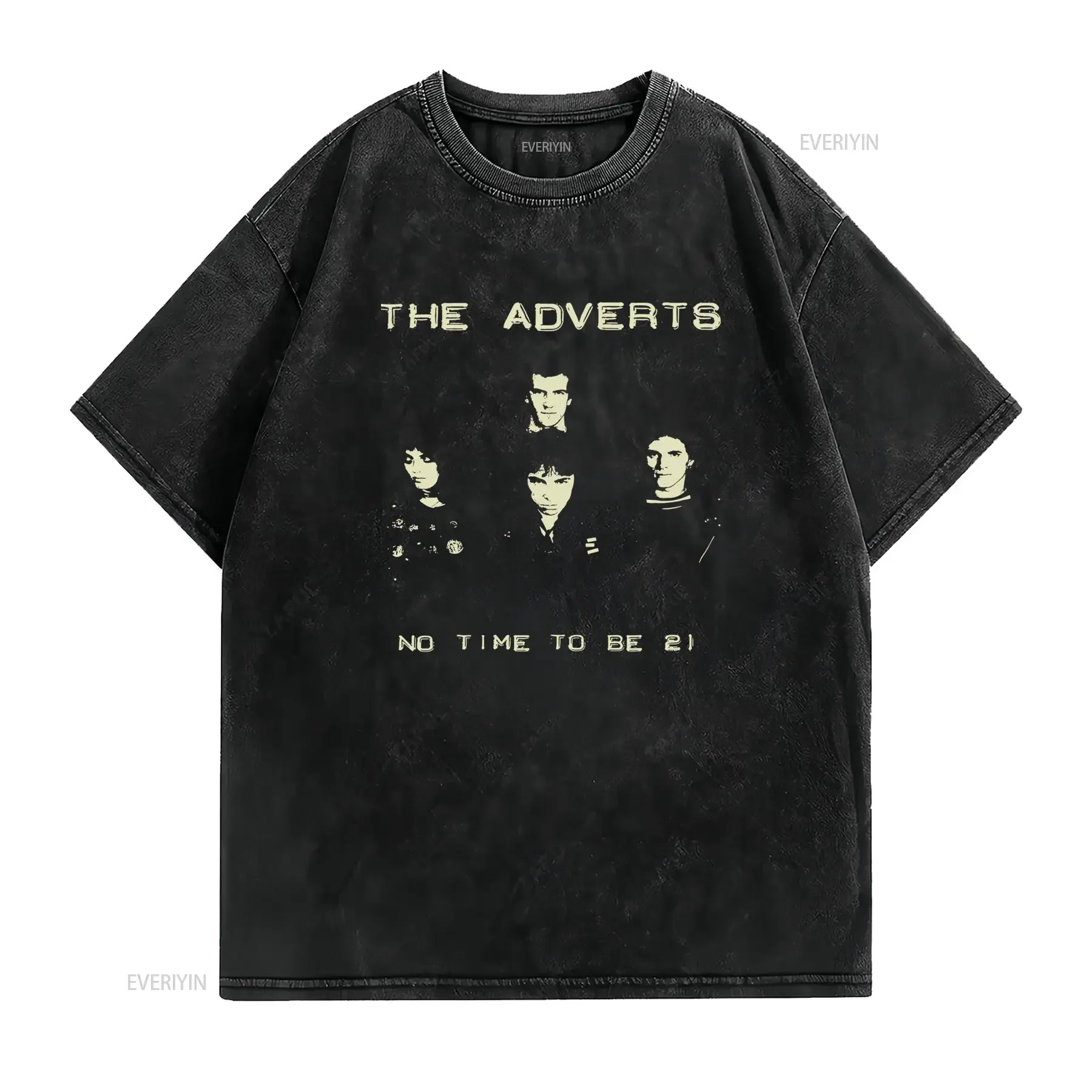 The Adverts T Shirt Crew Neck Regular Fit Slight Stretch Fabric All Season Casual Style Print Pattern Perfect for Men vintage
