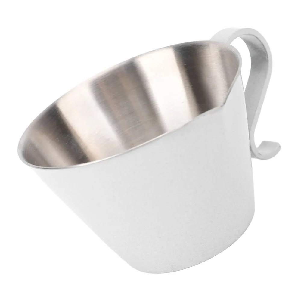 304 Stainless Steel Coffee Measuring Cup 100ML Capacity Anti Spill Design Coffee Shot Cup V Shaped Spout Etched Measurements
