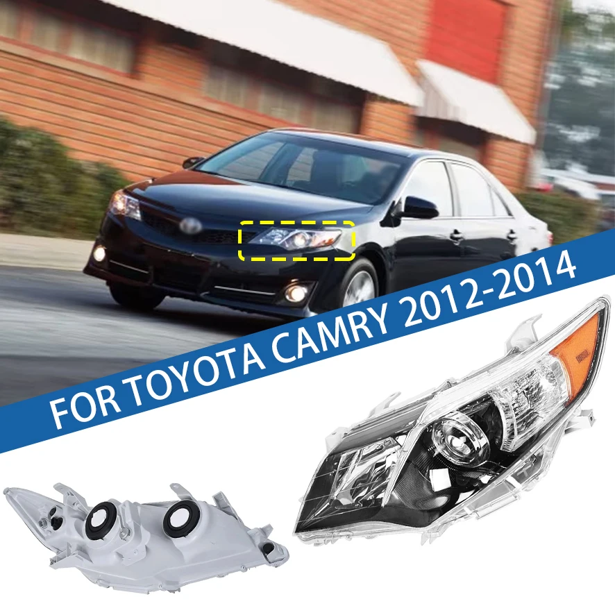 

Для Toyota Camry 2012-2014 черный передний бампер, головной светильник, фара дальнего света, указатель поворота ‎ 81150-06470 8111- 006470