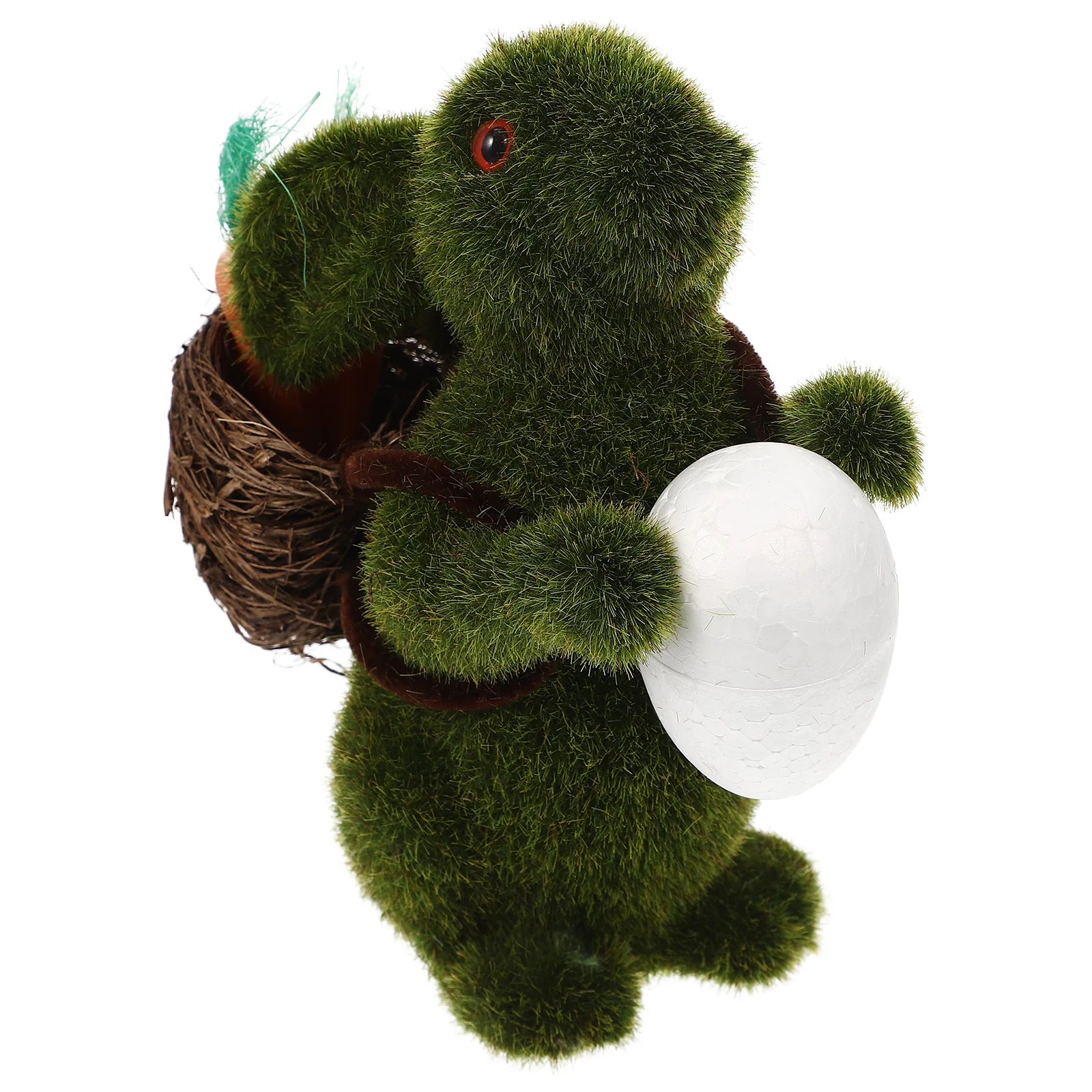 

Foam Simulated Rabbit Ornament Decoration Adorable Bunny Figurine for Easter Tiny Animal Statue Landscaping