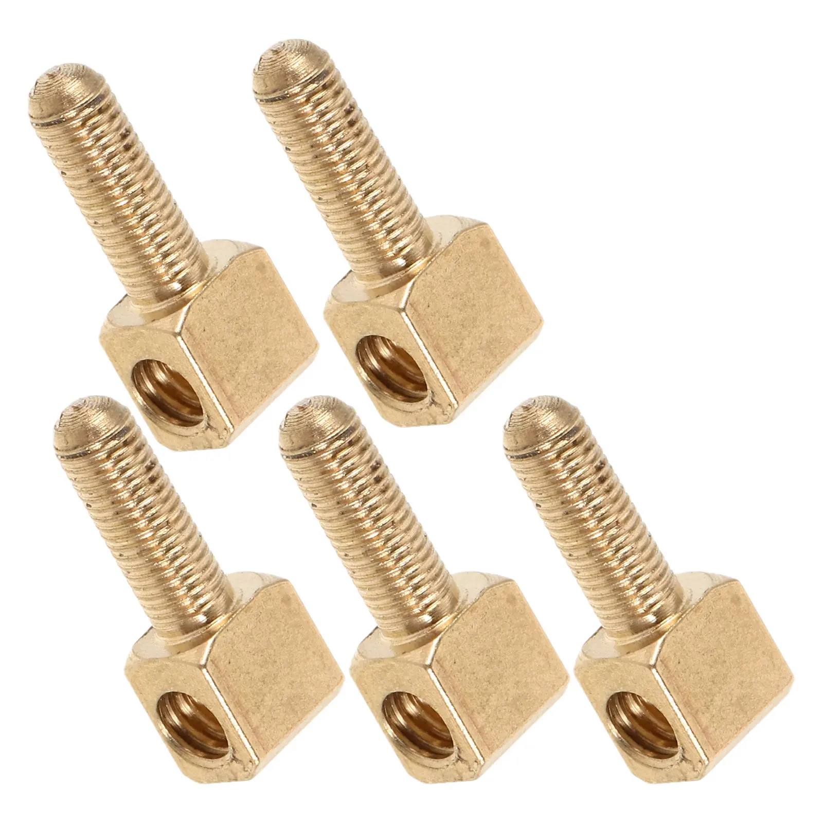 5Pcs Heavy-Duty Metal Bow Frog Adjustment Screw for Violin Viola Cello Bow Tension Control Smooth Performance Stable Sound