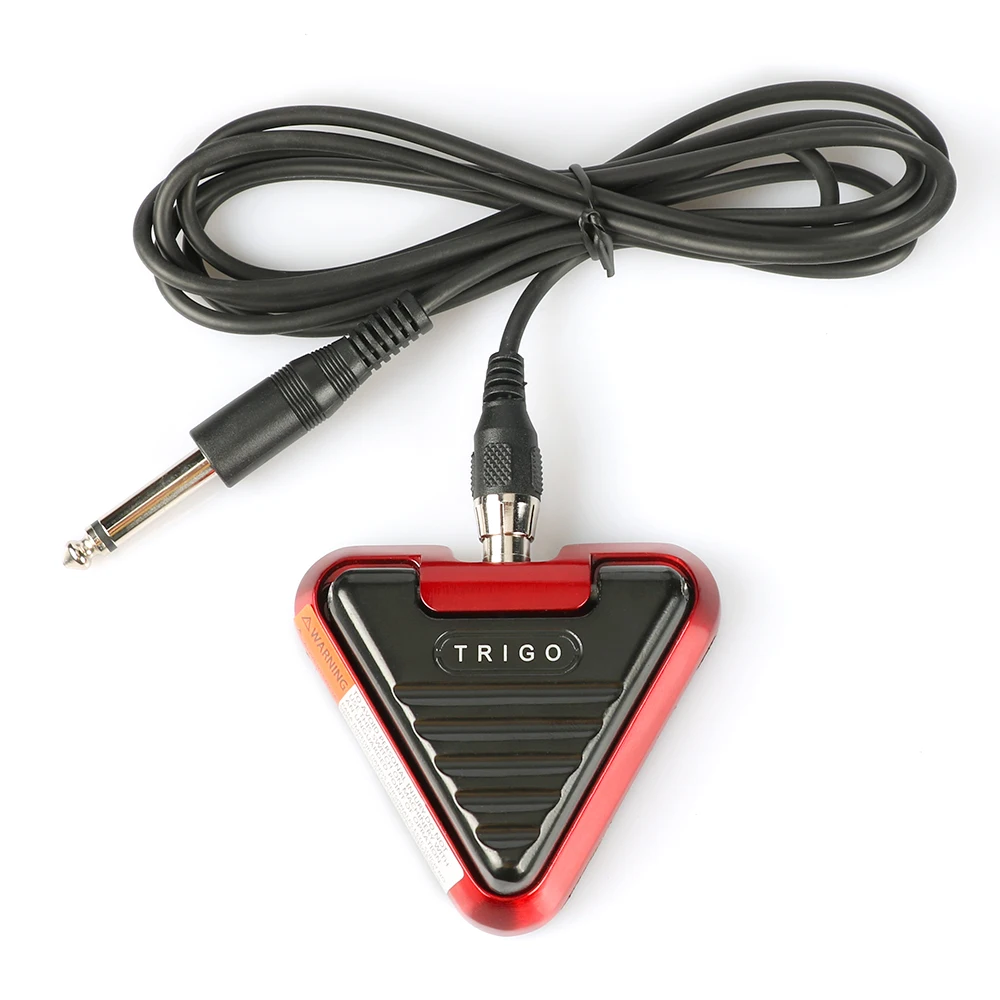 

New Trigo Tattoo Foot Pedal Switch with Silicone RCA Cord Premium Tattoo Foot Switch Pedal For Power Machine Set Supply