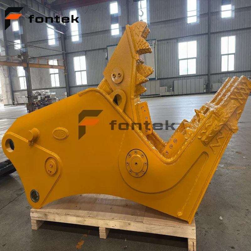 FONTEK Labor Saving Concrete Crusher Hydraulic Pulverizer For 5-8 Ton Excavator