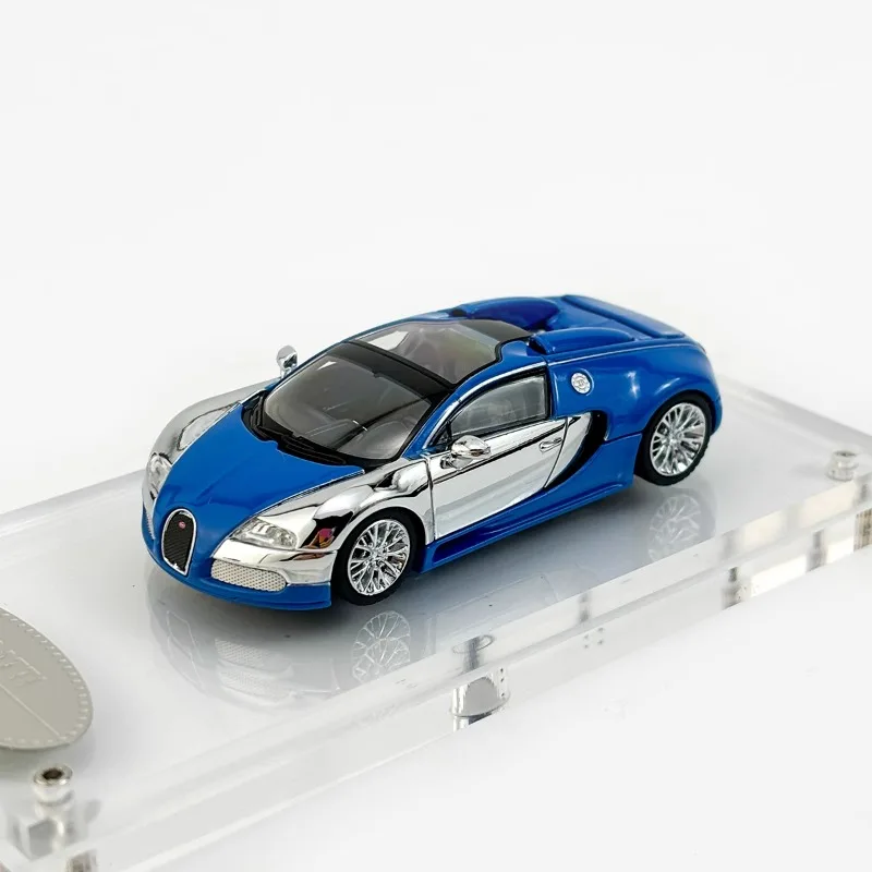 Sterfelijke schaal 1/64 Bugatti Veyron Limited Edition legering speelgoed motorvoertuig gegoten metalen model geschenken