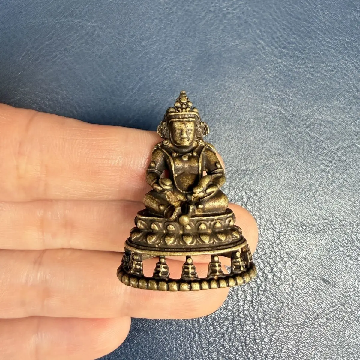 Tibet Tibetan  Yellow Jambhala Statues Figurines Lucky Ornaments Home Decoration gifts