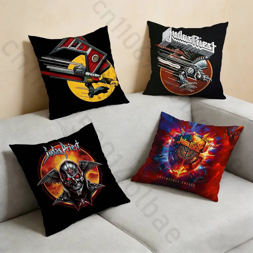 

J-Judas P-Priest pillow cover living room sofa cushion cover bedroom room bed pillow cover home decoration