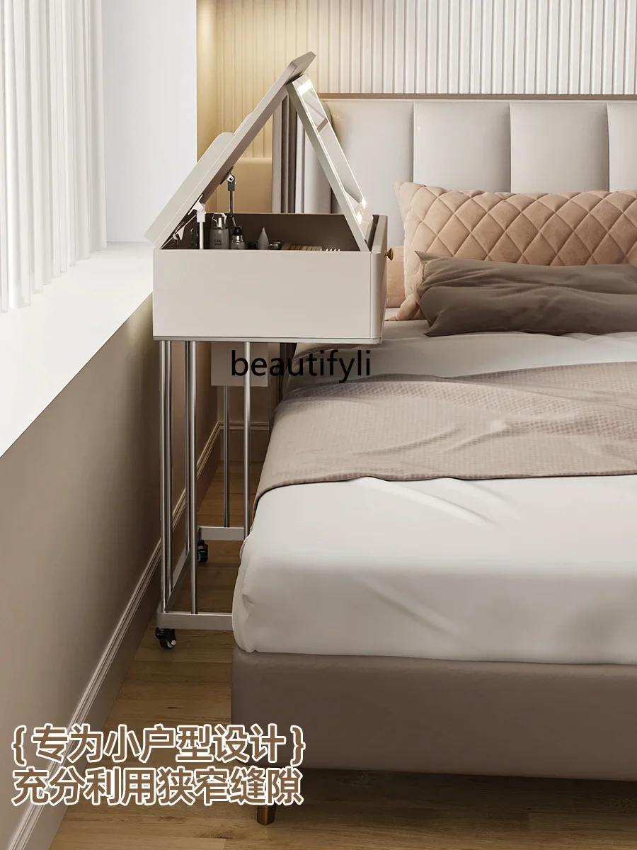 Flip Dressoir Bureau Geïntegreerde slaapkamer Verplaatsbare kleine multifunctionele make-uptafel