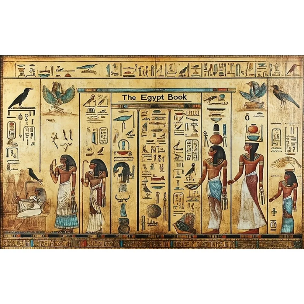 

500/1000/1200/2000PCS Puzzles Egyptian Pharaohs and Hieroglyphs Jigsaw Suitable for Beginners Toys for Leisure and Entertainment