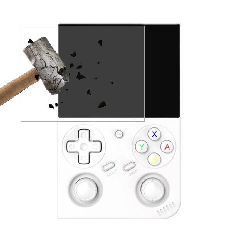 Pour Anbernic RG35XX Pro protecteur d'écran verre trempé résistant aux rayures Console de jeu RG35XXPro HD Film d'écran trempé