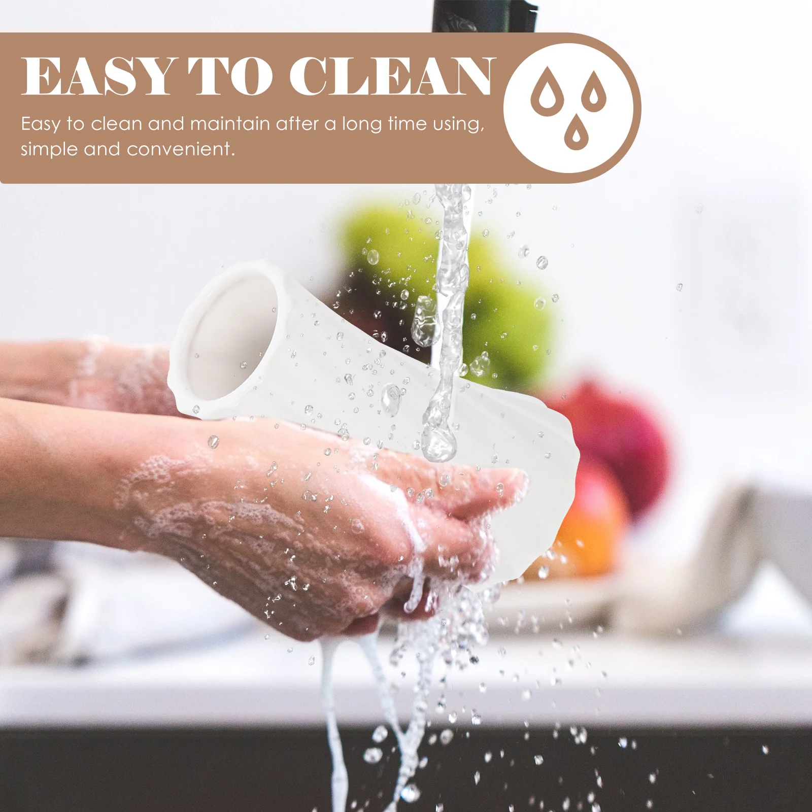 

Minimalist Desktop Ceramic Vase Small Simple Shape Decorative Flowerpot Modern Flower Arrangement Holder for Home