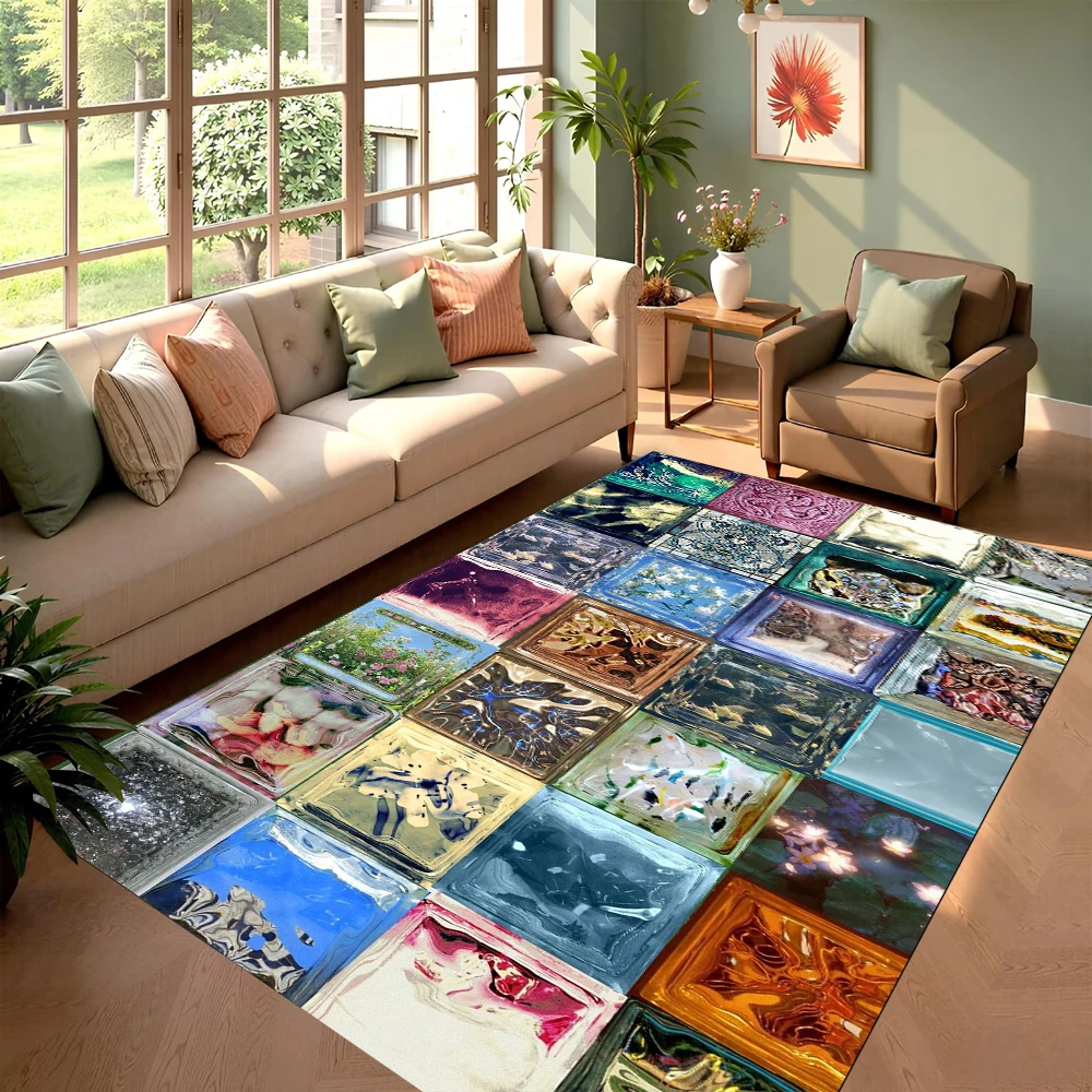 พรมลายดอกไม้สไตล์ชนบท พรมลายโม - Commercial Window Printing บทวิจารณ์และราคา