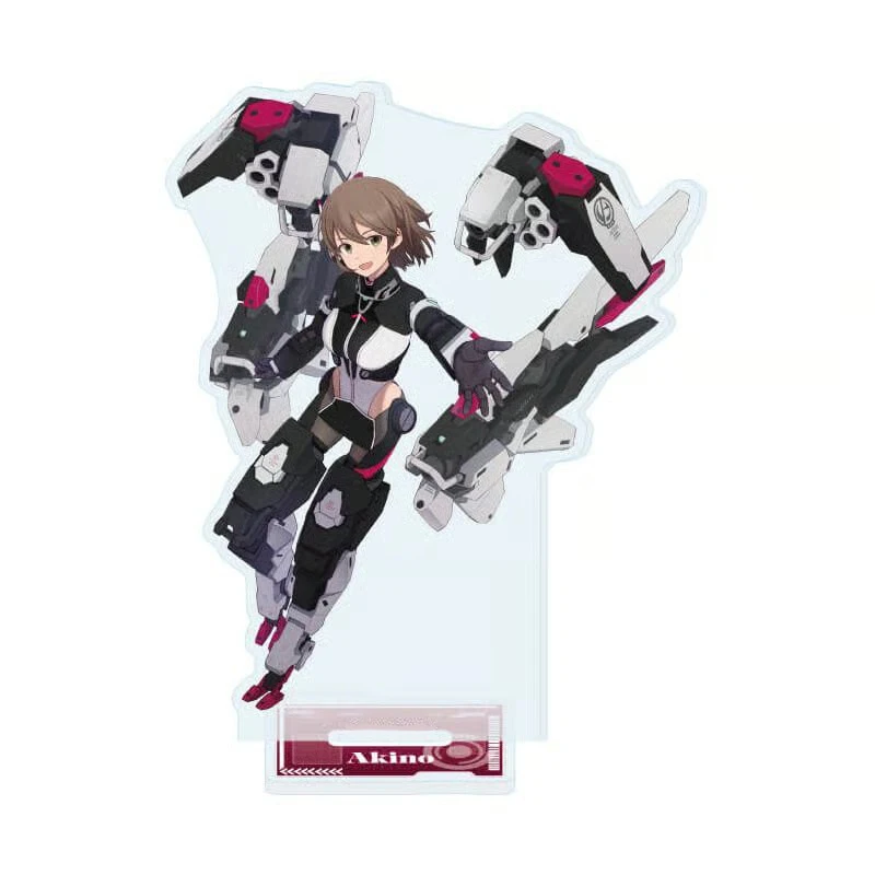 Anime Alice Gear Aegis Acrylic Stand Figure Desktop Decoration Collectible Ornament Cartoon Character Model Gift Keychain