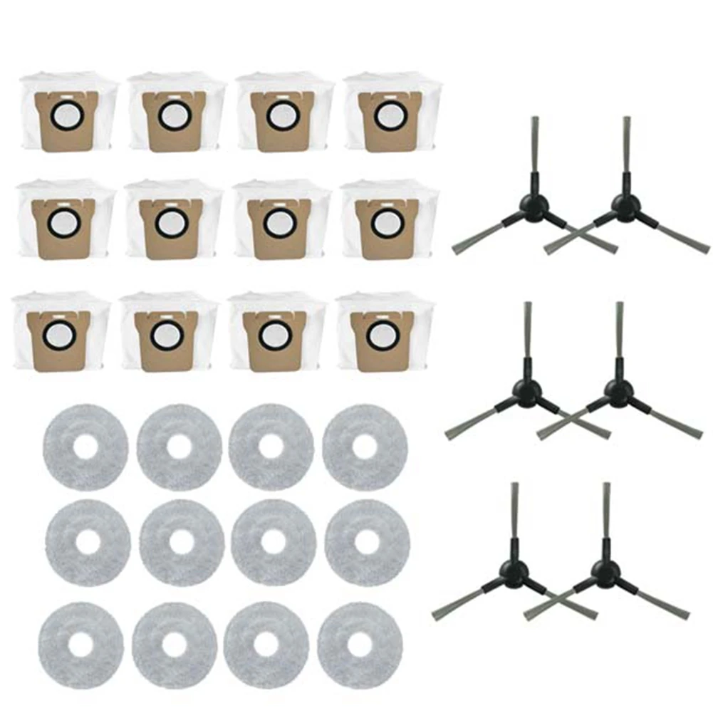 الجديد المتوافق مع قطع غيار P20 PRO، فرشاة جانبية، ممسحة قماش، ملحقات كيس الغبار المواد الاستهلاكية