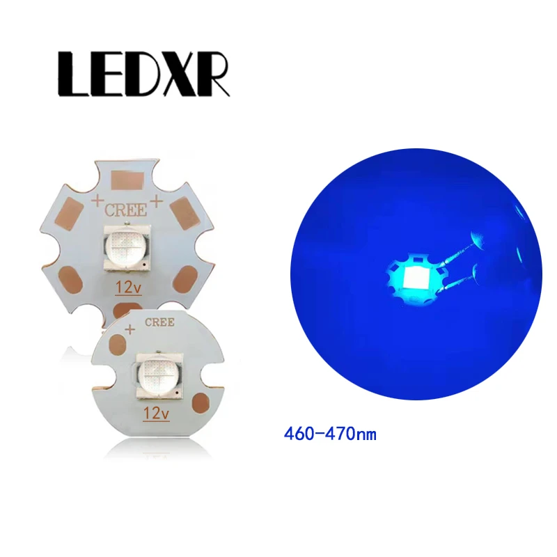 XHP50 second generation lamp bead welding copper substrate 20W white white warm white blue light 3V6V12V high-power LED lighting